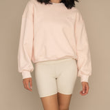 Signature Cozy Crewneck - Ballet Pink