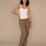 Signature Cozy Straight Leg Sweatpant - Latte