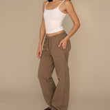 Signature Cozy Straight Leg Sweatpant - Latte