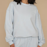 Signature Cozy Crewneck - Powder Blue