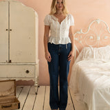 Hugging Straight Leg Jeans