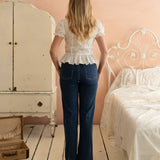 Hugging Straight Leg Jeans