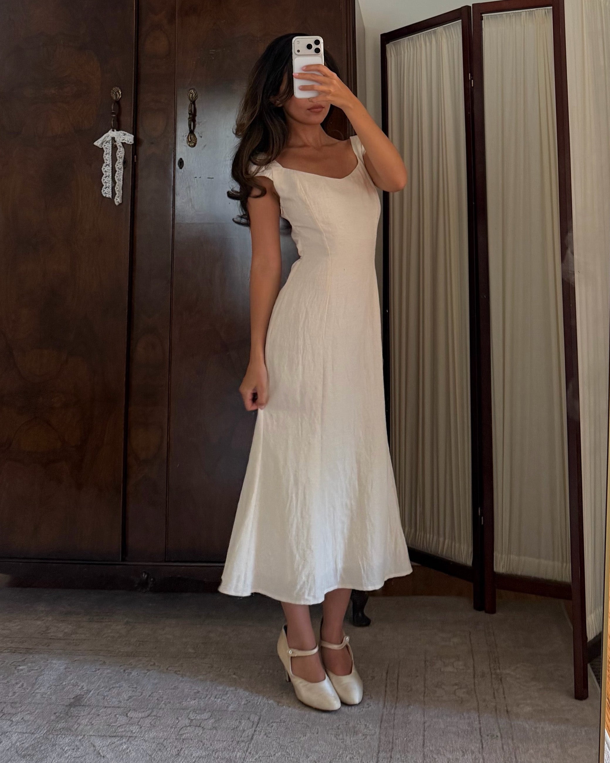 cream tea dress The Afternoon Tea Dress