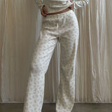 Fawn Pointelle PJ Bottom