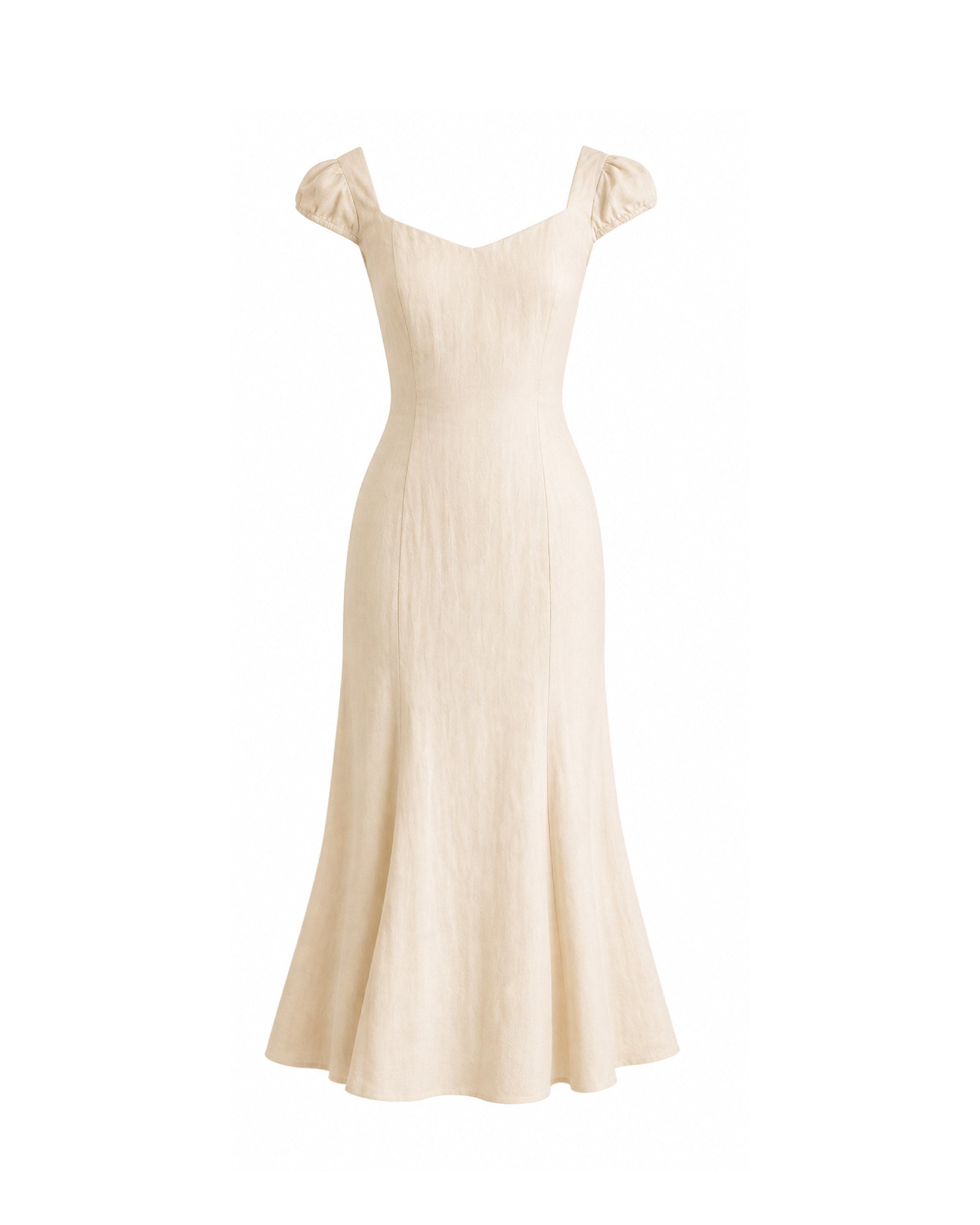 beige tea dress The Afternoon Tea Dress – Cry Baby